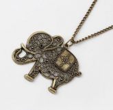 Colar Elefante Bronze