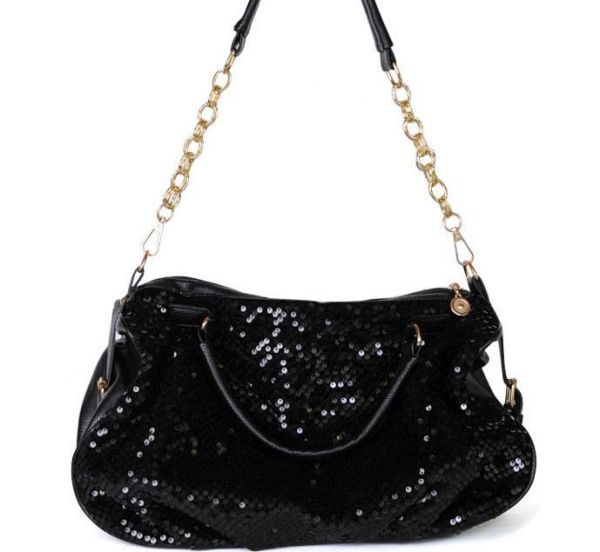 Bolsa Paetê Black