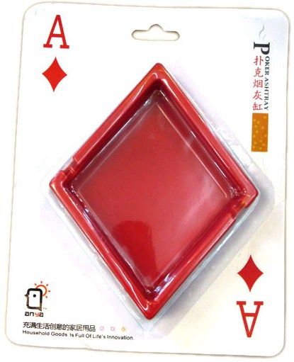 Cinzeiro Poker Naipe Ouros