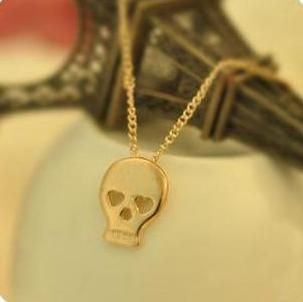 Colar Skull Gold