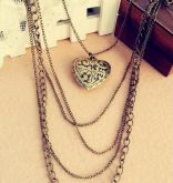 Colar Heart Chains