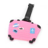 Tag para mala de viagem Mala Rosa